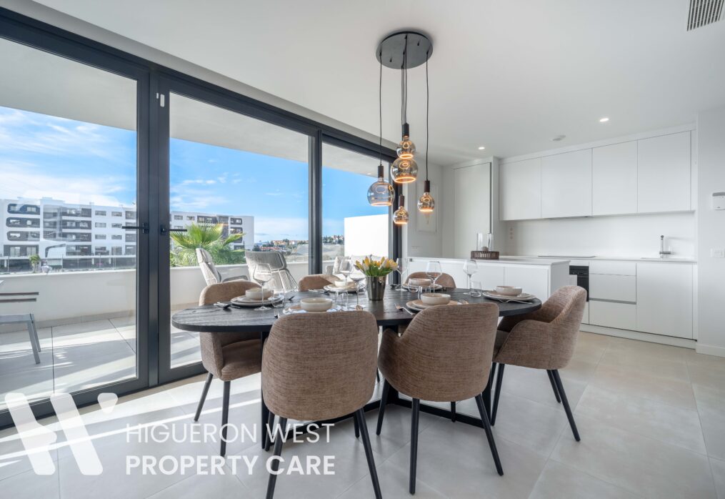 Elevated Ground Floor Apartment with Pool Views Higueron West Phase 9